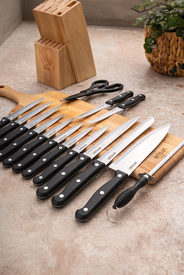 Universal 15 Parça Standlı Bıçak Seti - 8