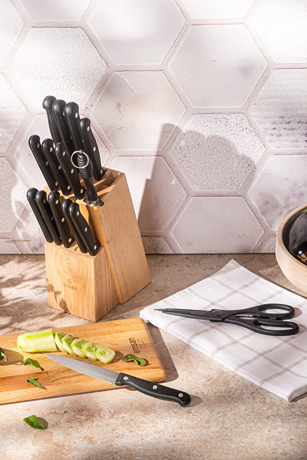 Universal 15 Parça Standlı Bıçak Seti - 3