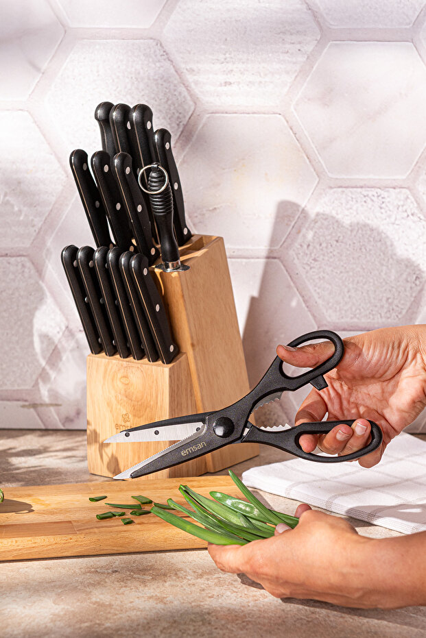 Universal 15 Parça Standlı Bıçak Seti - 5