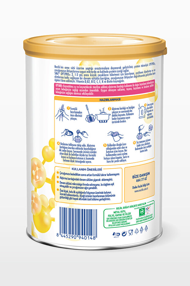 3 Optipro Probiyotik 1-3 Yaş Devam Sütü 400 gr - 7