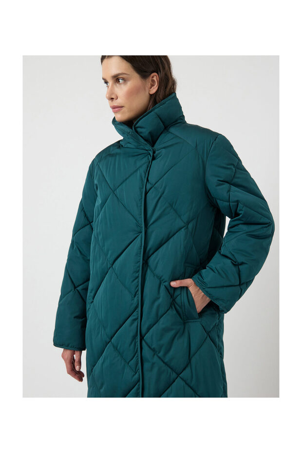 YASSELURA LS DŁUGI PŁASZCZ Z WYŚCIÓŁKĄ S. NOOS - 5