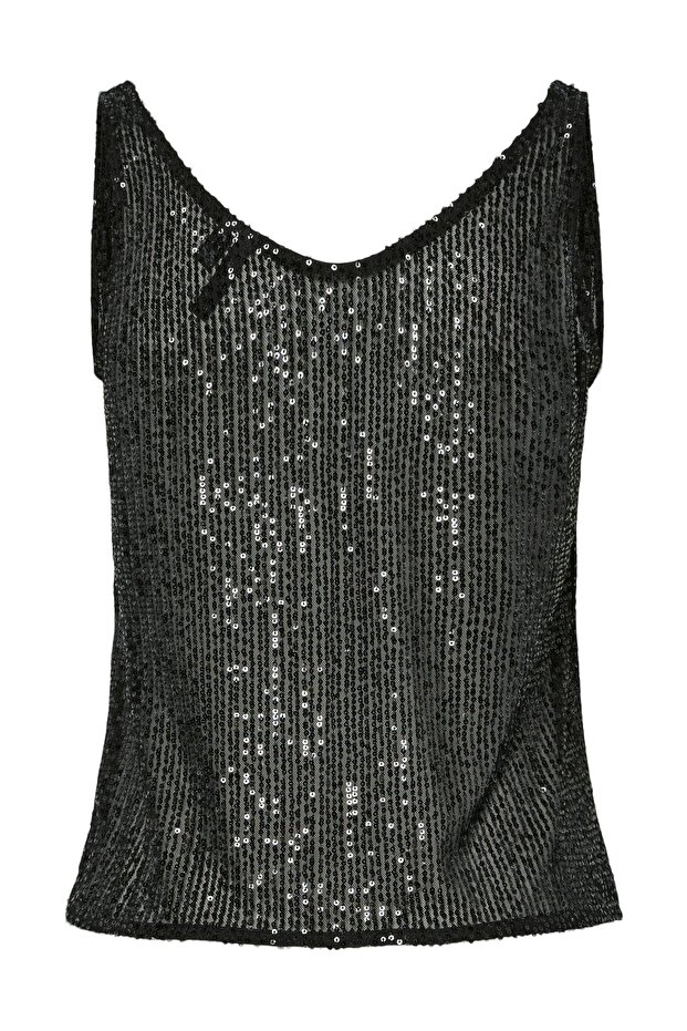 PCJACK SL SEQUINS TANK TOP JRS PWP - 2