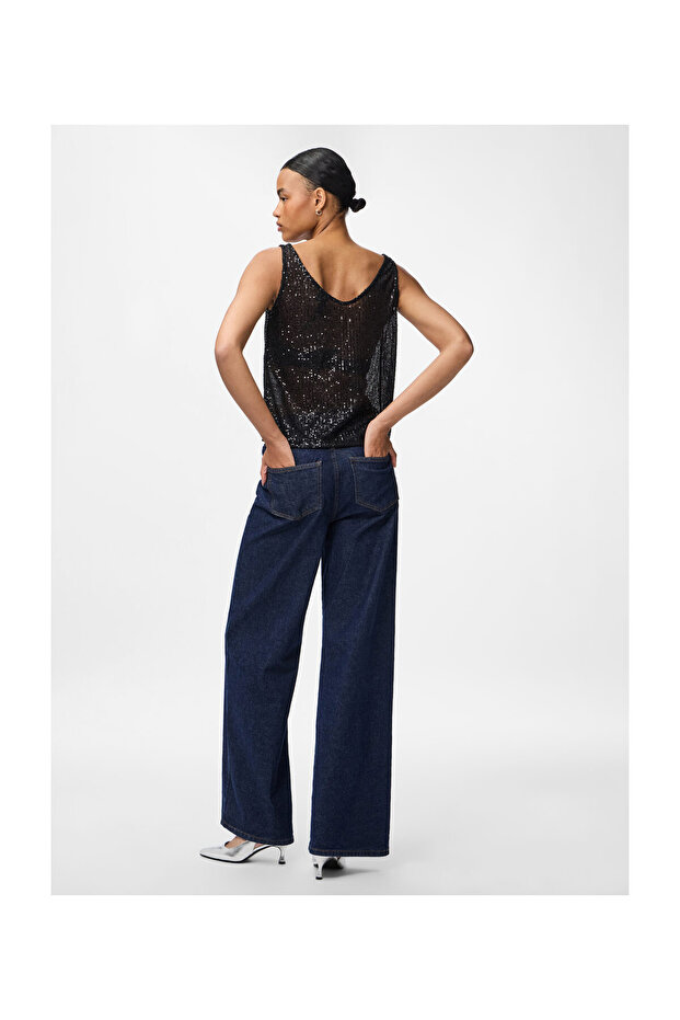 PCJACK SL SEQUINS TANK TOP JRS PWP - 5