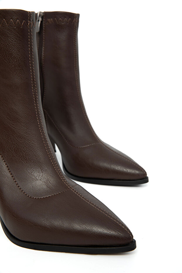 Kahve Kadın Bot & Bootie 21120 - 6
