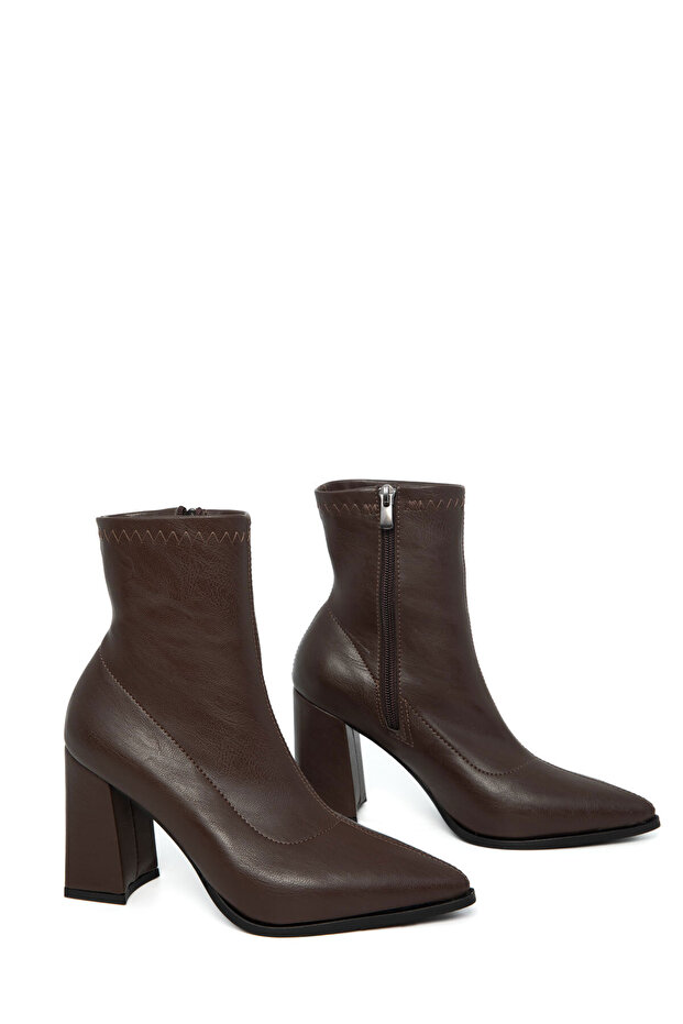 Kahve Kadın Bot & Bootie 21120 - 1