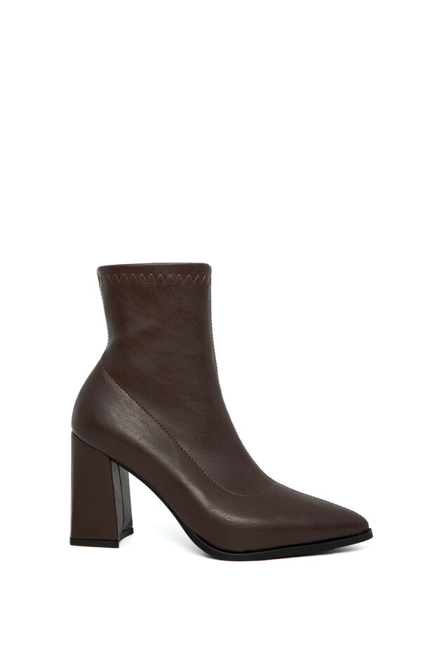 Kahve Kadın Bot & Bootie 21120 - 3