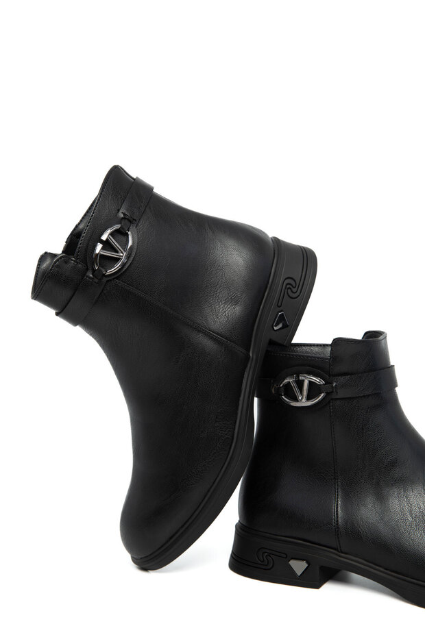 Siyah Kadın Bot & Bootie 21121 - 3