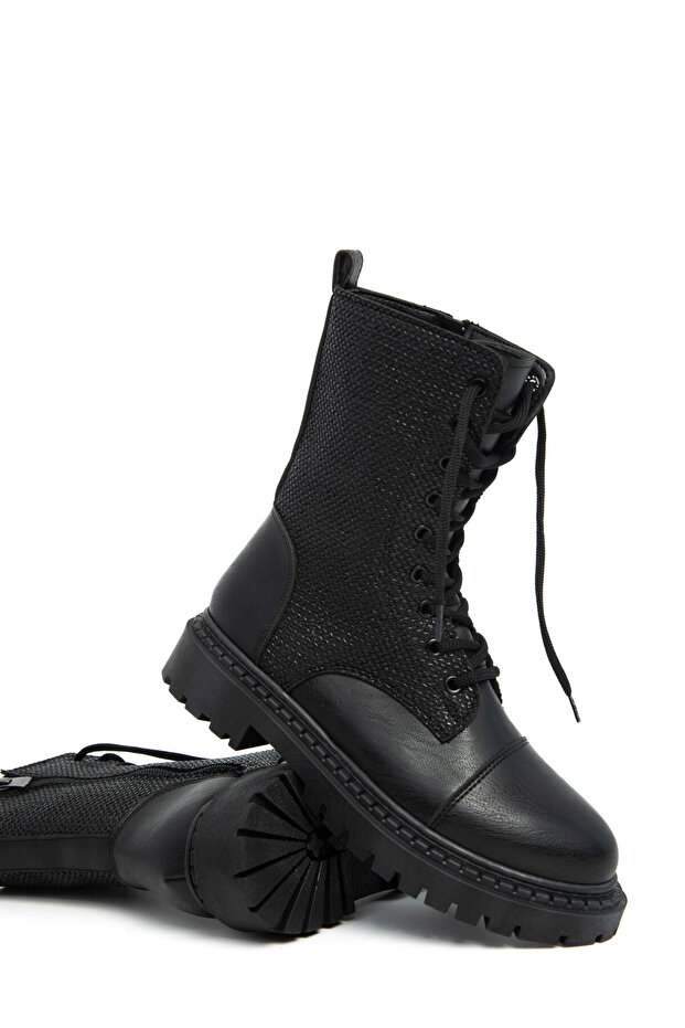Siyah Kadın Bot & Bootie 21122 - 2
