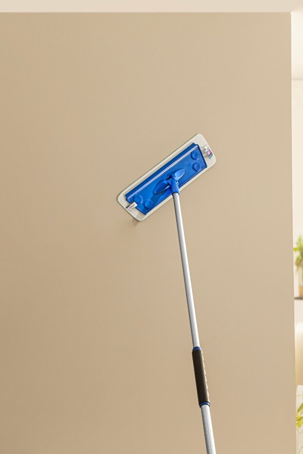 Ultrafiber Mop Tekli Set – Tavan & Yüksek Alanlar İçin Duvar Mop Bezi - 3