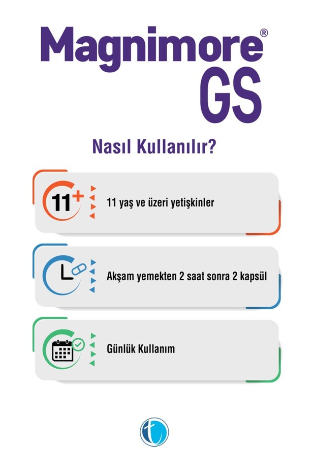 GS Magnezyum 60 Bitkisel Kapsül Bisglisinat Sitrat - 4