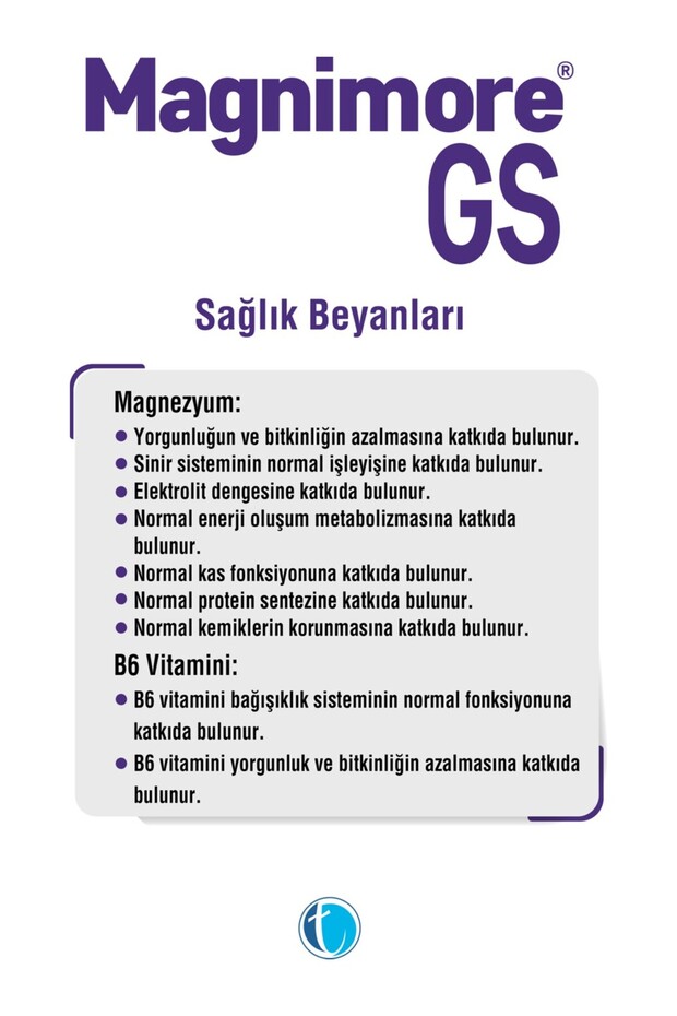 GS Magnezyum 60 Bitkisel Kapsül Bisglisinat Sitrat - 5