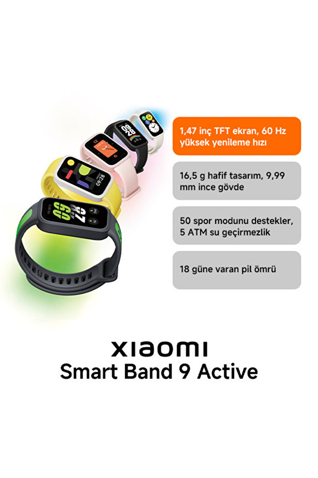 Smart Band 9 Active Bej Akıllı Bileklik (Xiaomi Türkiye Garantili) - 2
