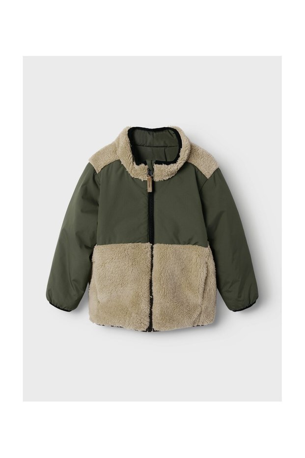 Nmmmagnus Sherpa Jacket Rev