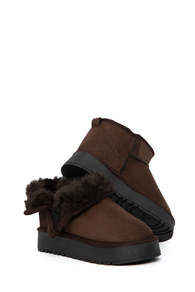 Kahve Süet Çocuk Bot & Bootie 21173 - 1