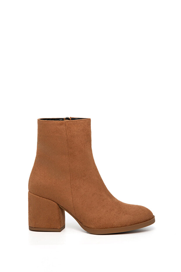 Taba Süet Kadın Bot & Bootie 21142 - 3