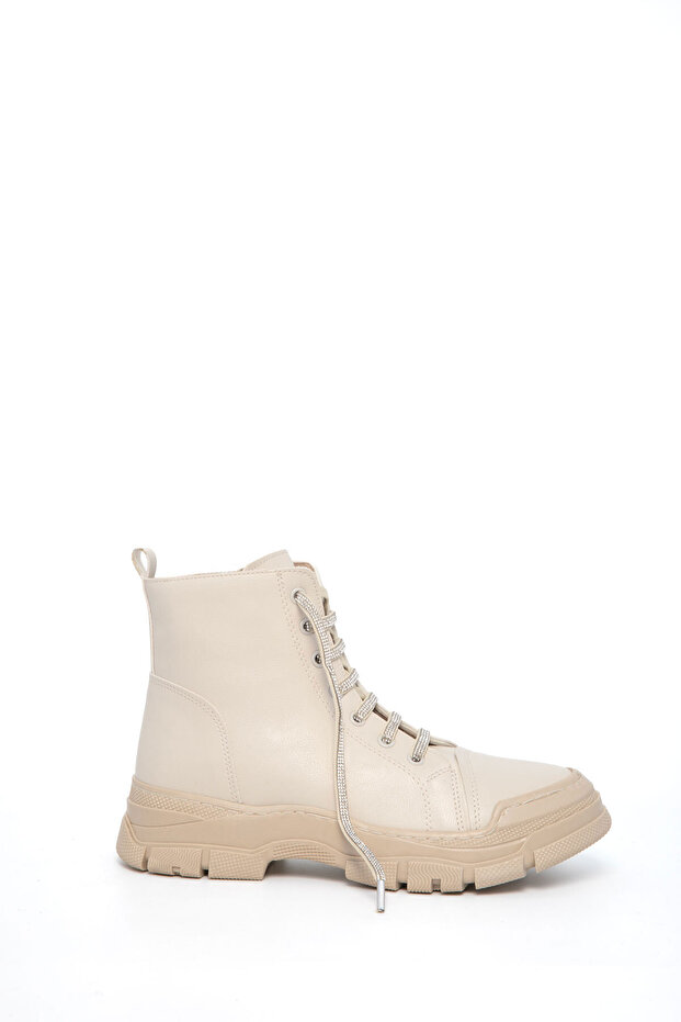Bej Kadın Bot & Bootie 21139 - 5