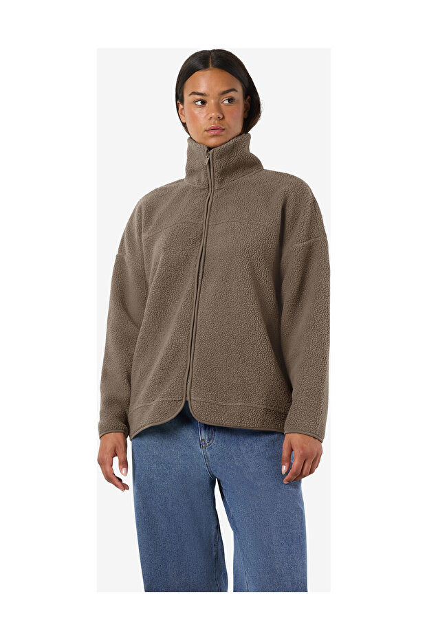 NMCOZY L/S ZIP PULLOVER JRS NOOS - 1