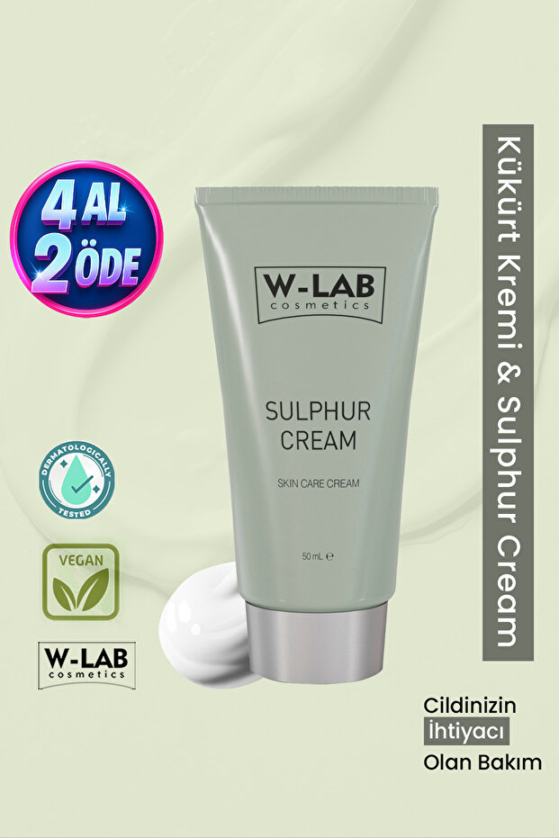 Kükürt Kremi 50 ml - Sivilce Akne  ve Siyah Nokta Önleyici - 1