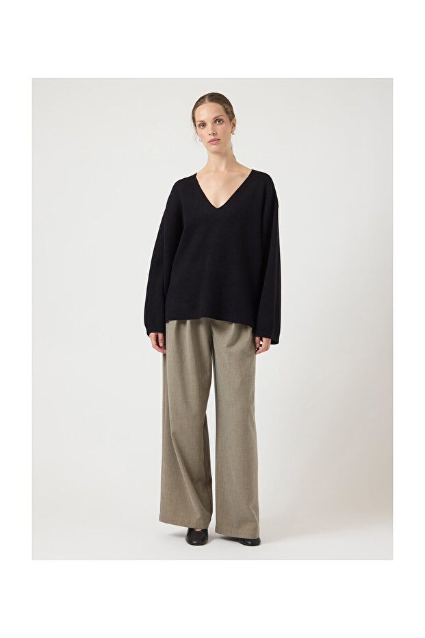 YASELMA LS V-AUSSCHNITT STRICKPULLOVER S. NOOS - 4