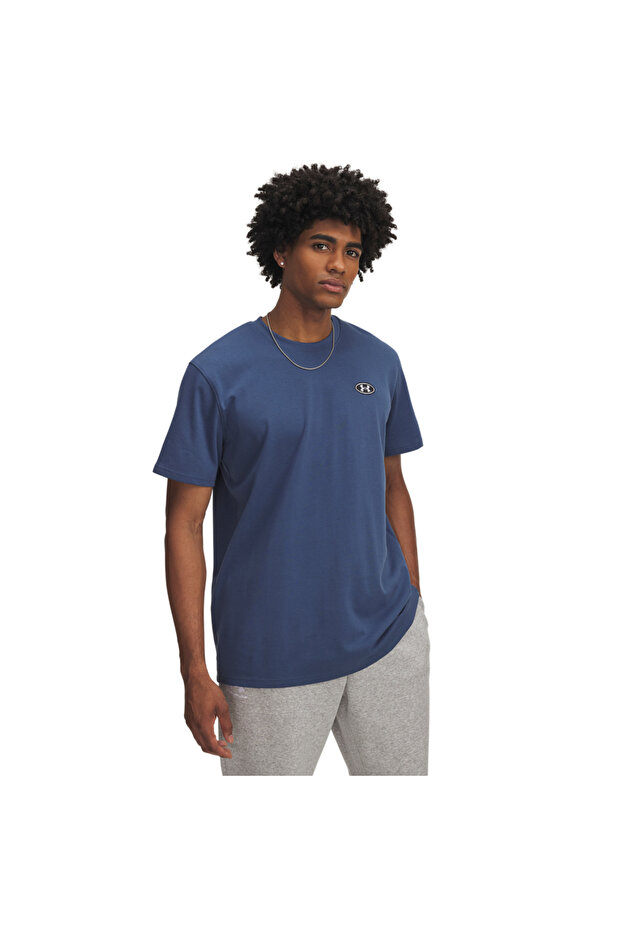 Men's Ua Heavyweight Lc Patch Short Sleeve T-Shirt 1382902-418