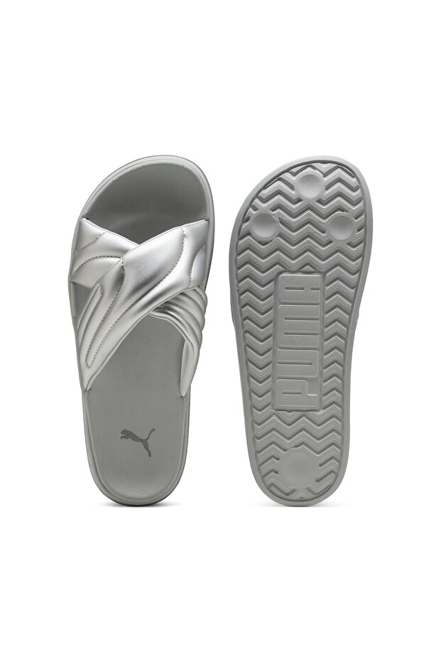 منصة ليدكات المعدنية بوما الفضية العتيقة - 2