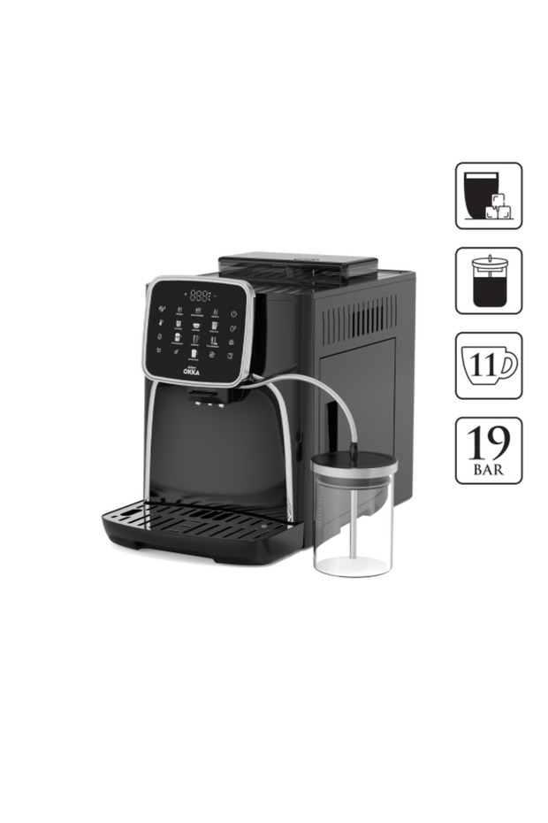 Okka Espresso Pro M Automatic Espresso Machine Chrome - OK0028-05 - 3