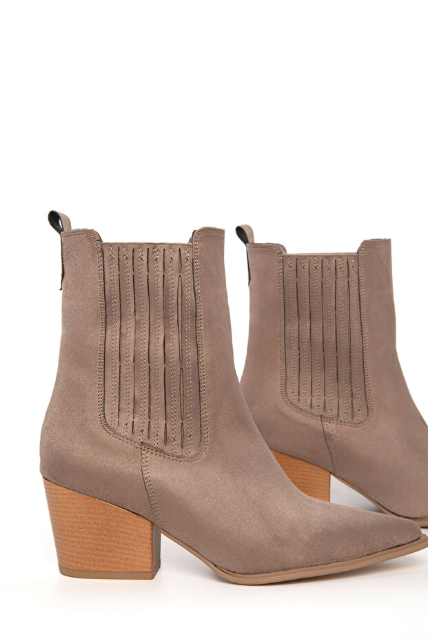 Vizon Süet Kadın Bot & Bootie 20899 - 7