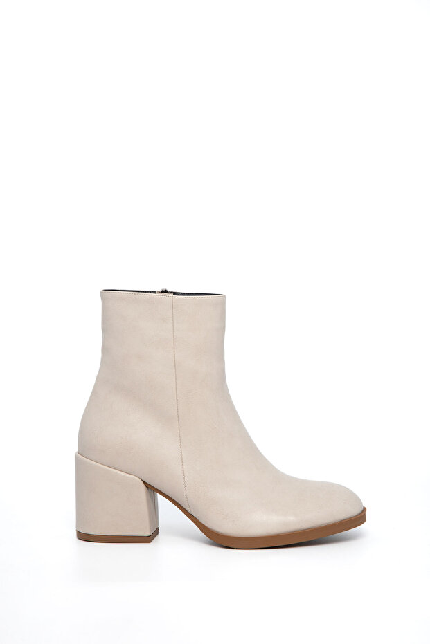 Bej Kadın Bot & Bootie 21142 - 3