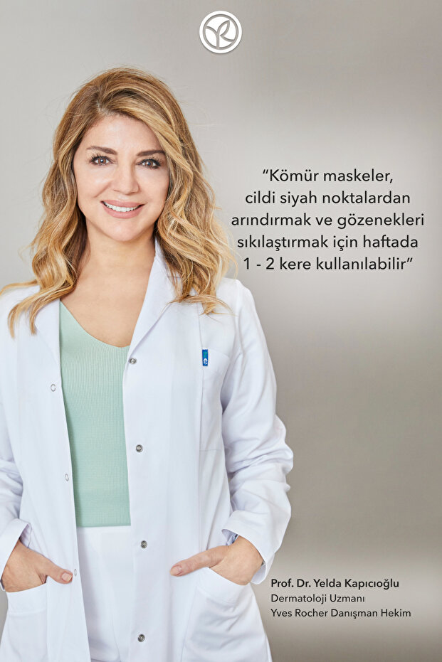 Arındırıcı Siyah Nokta Karşıtı Kömür Maske-Süksinik Asit-Sebo Active Clear Botanik Kompleks-75ml - 6