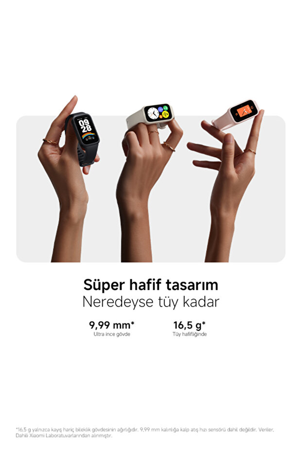 Smart Band 9 Active Bej Akıllı Bileklik (Xiaomi Türkiye Garantili) - 5