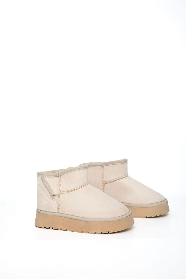 Bej Süet Çocuk Bot & Bootie 21173 - 3