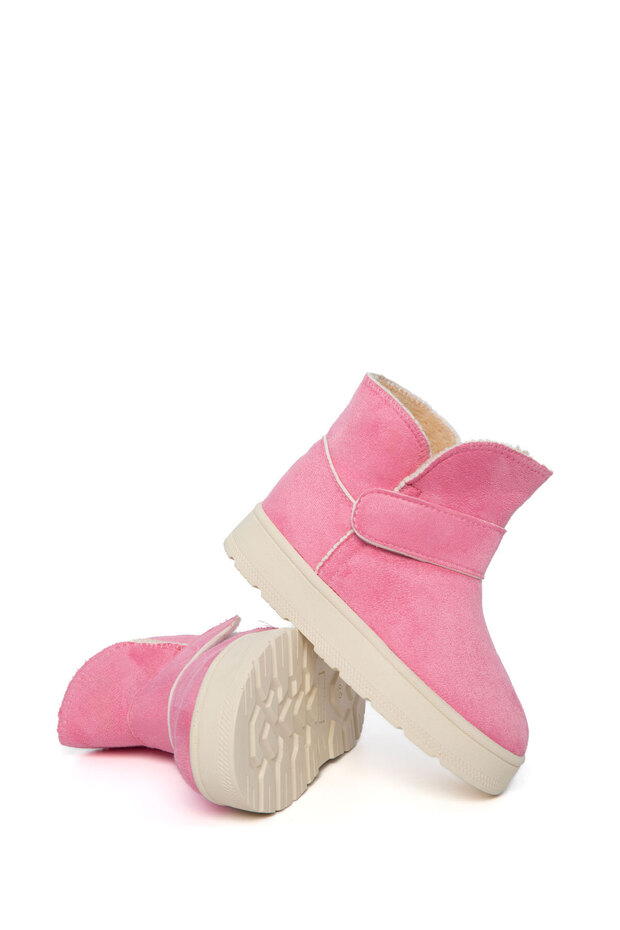 Pembe Süet Çocuk Bot & Bootie 21155 - 1