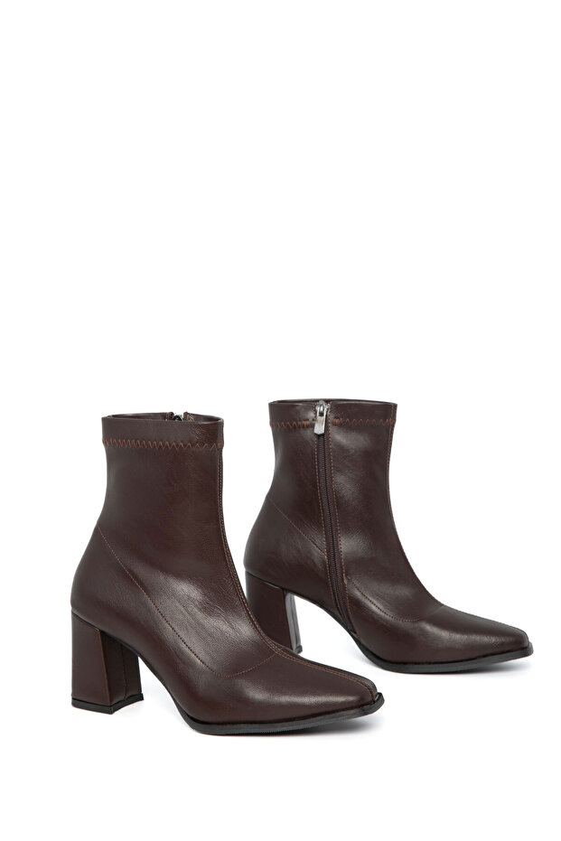 Kahve Kadın Bot & Bootie 21164 - 2