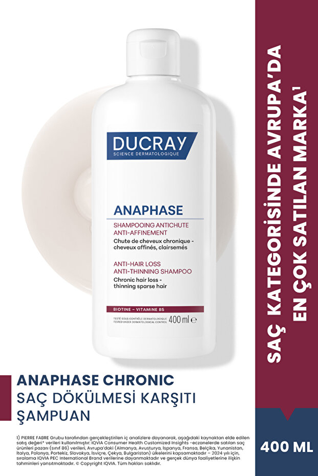 Anaphase Chronic Saç Dökülmesi Karşıtı Şampuan 400 ml - 1