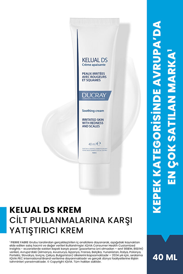 Kelual DS Cilt Pullanmalarına Karşı Yatıştırıcı Krem 40 ml - 1