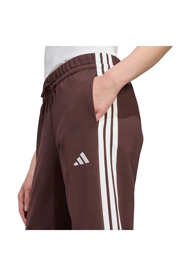 Essentials 3-Stripes French Terry Cuffed Eşofman Altı - 4