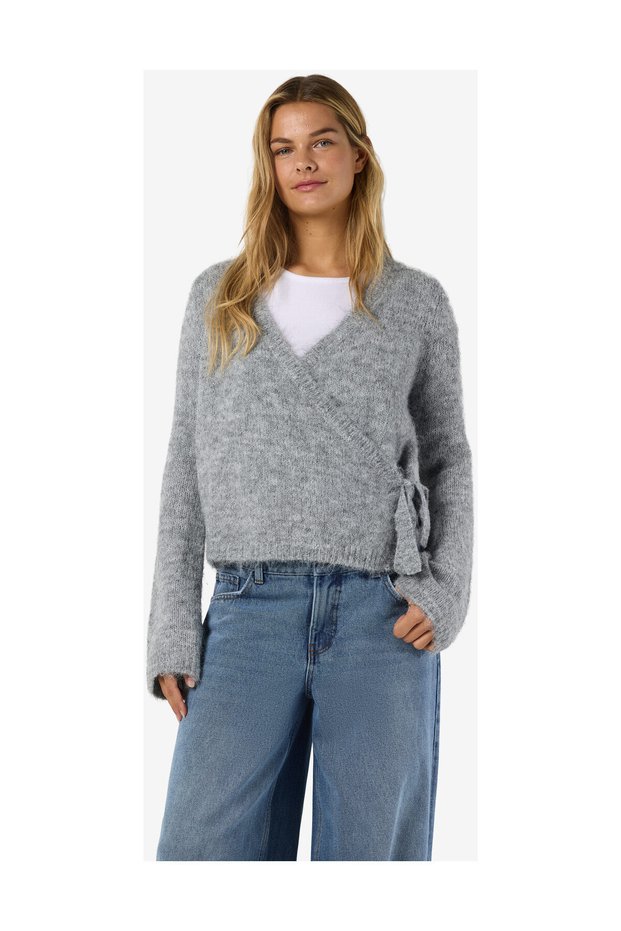 NMSUTTON L/S WRAP STRICKTOP VORNE