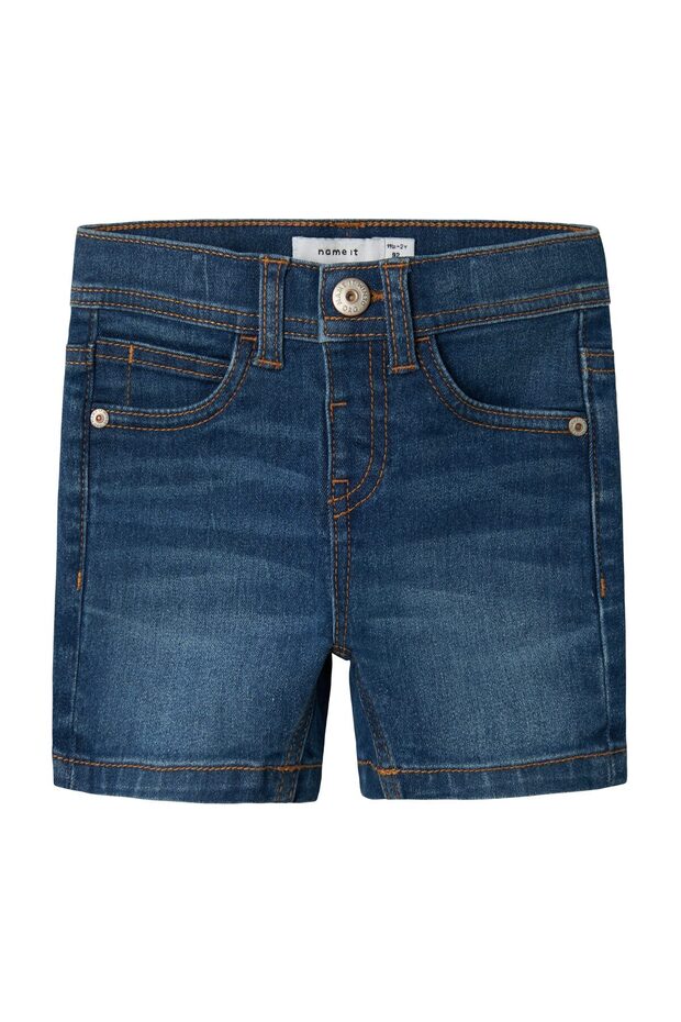 Džínsové šortky Slim Fit - 4