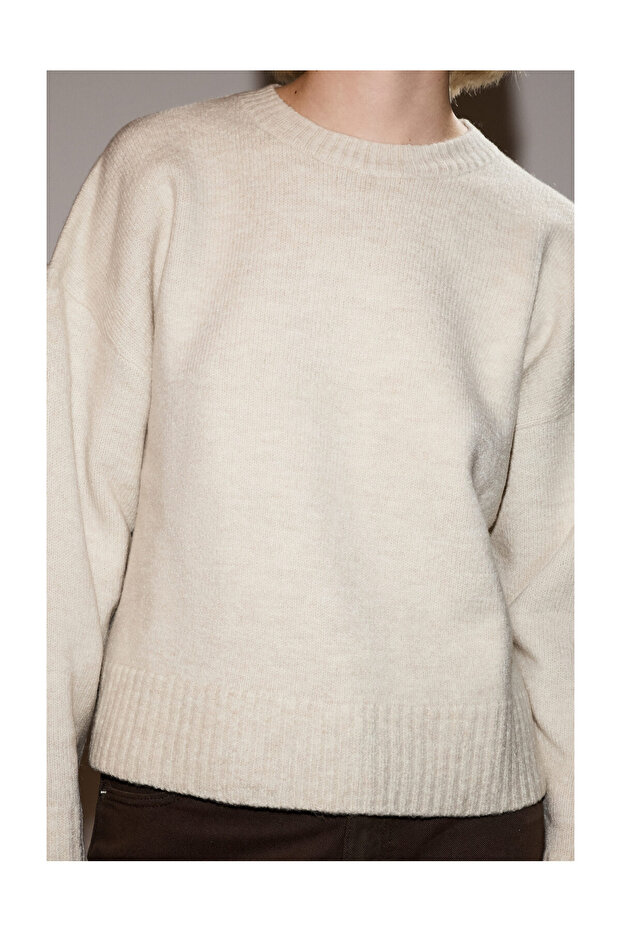 Kobieta PEND. JERSEY SPUMOSO SEMIBASICO - 4