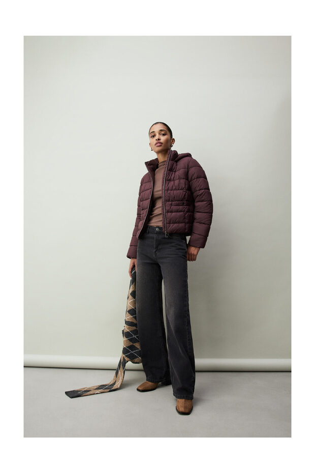 Kobieta NOWA KURTKA Z KAPTUREM I WYŚCIÓŁKĄ BSC - 5