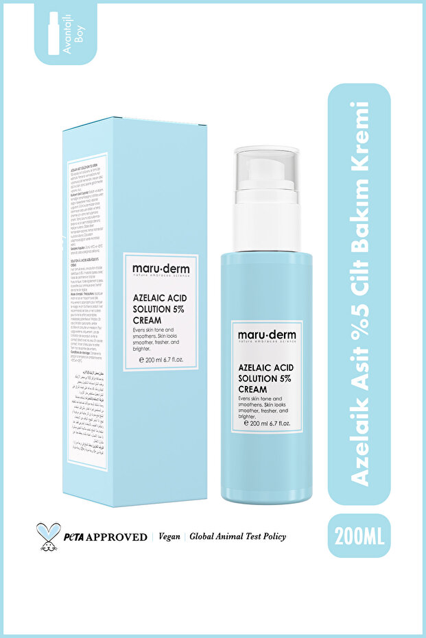 Std Maruderm Azelaic Acid 5% Skin Care Cream 200 ml Classic