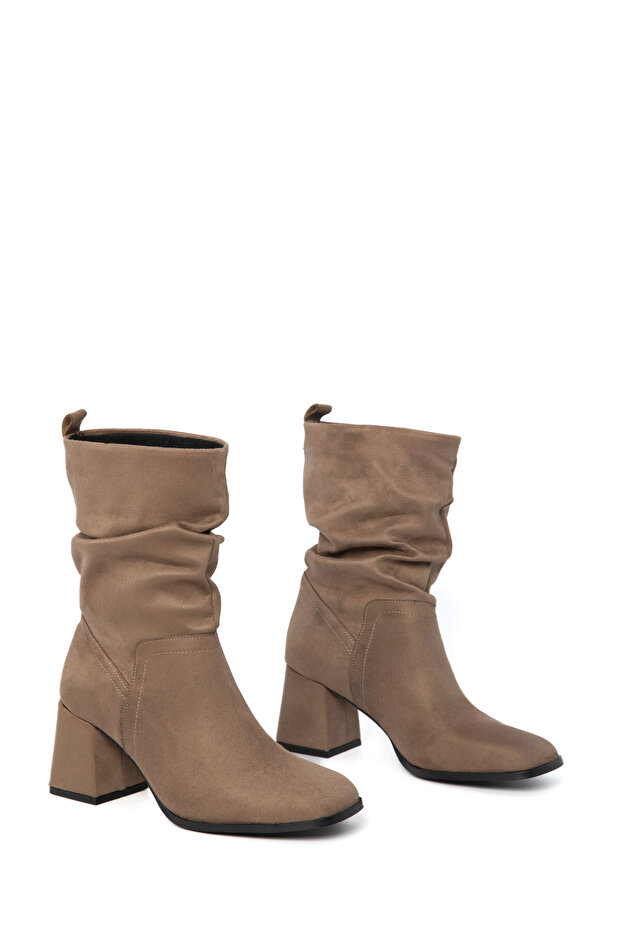 Vizon Süet Kadın Bot & Bootie 21124 - 3