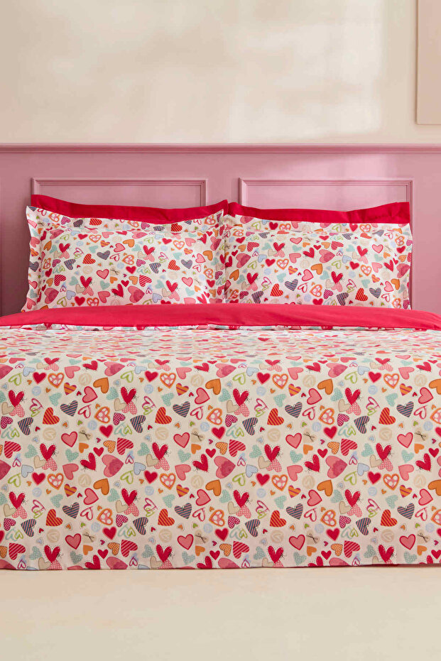 Sarah Anderson Amour Glow Single Duvet Cover Set Multicolour