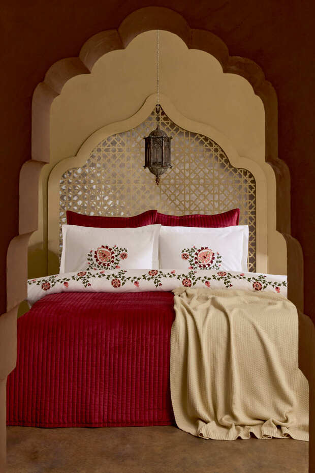 Lorea Çift Kişilik Nakışlı Winter Set - 1