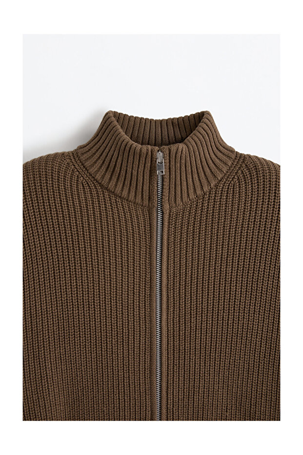 Man Knit Zip-Up Jacket - 7