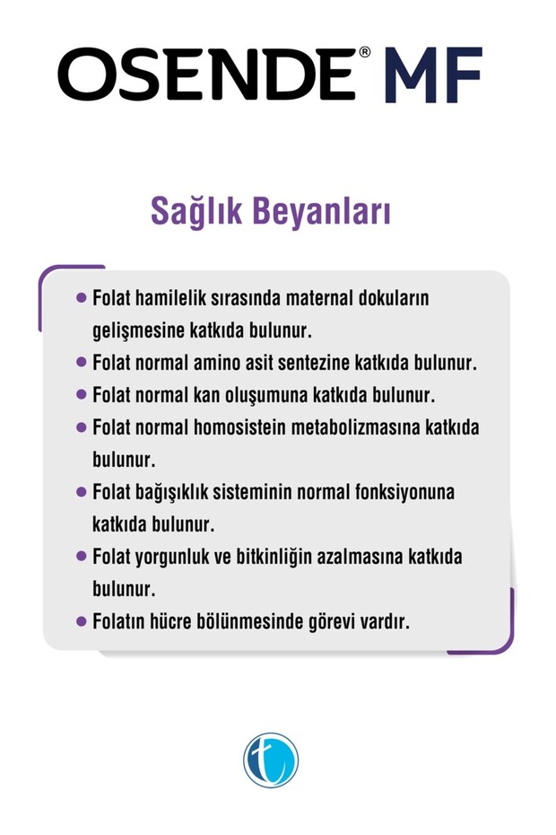 Osende Metilfolat 30 Tablet - 5
