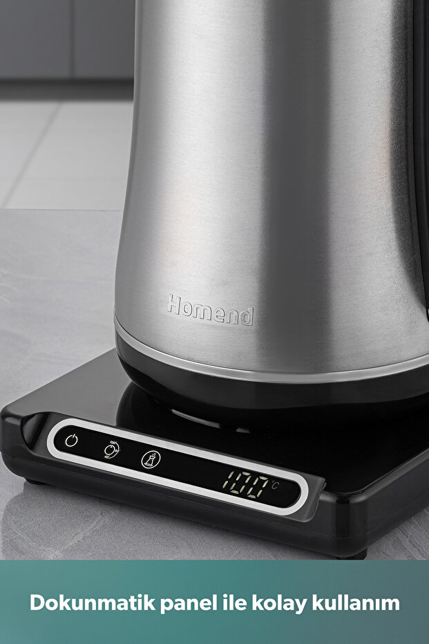 ماكينة صنع الشاي الأوتوماتيكية الناطقة تيابوت 1785H كروم - 8