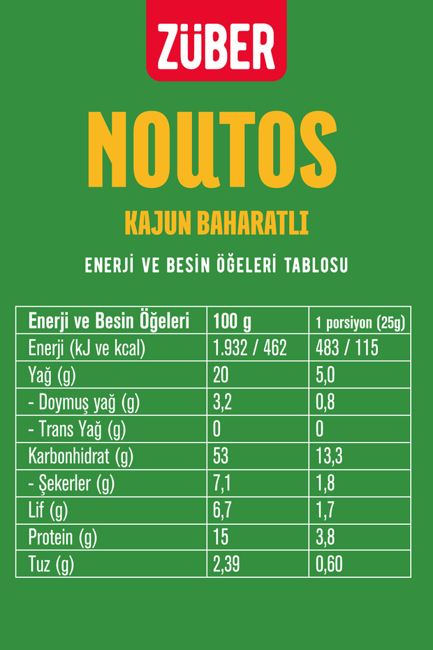 Noutos Fırınlanmış Nohut Cips Kajun Bah. ( 2 ADET ) - 2