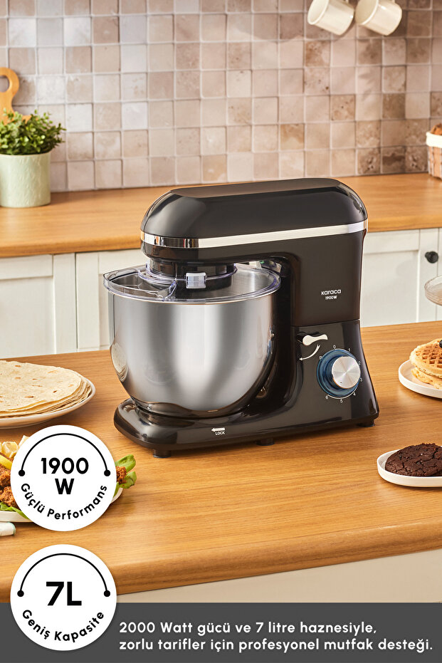 Chefcrafter Stand Mikser Mutfak Şefi 1900W Black - 2