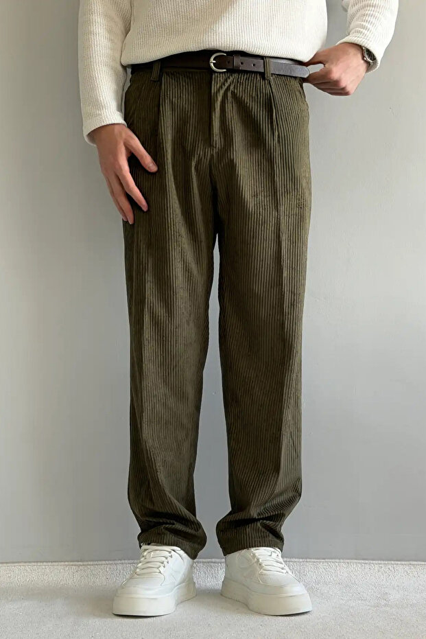 Haki Erkek Pantolon TMNAW26PL00022 - 3